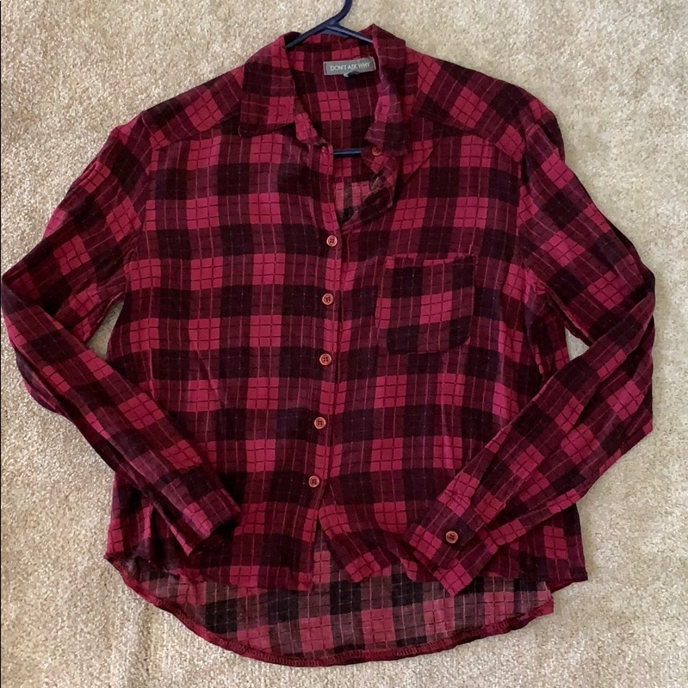 AE don’t ask why button down shirt